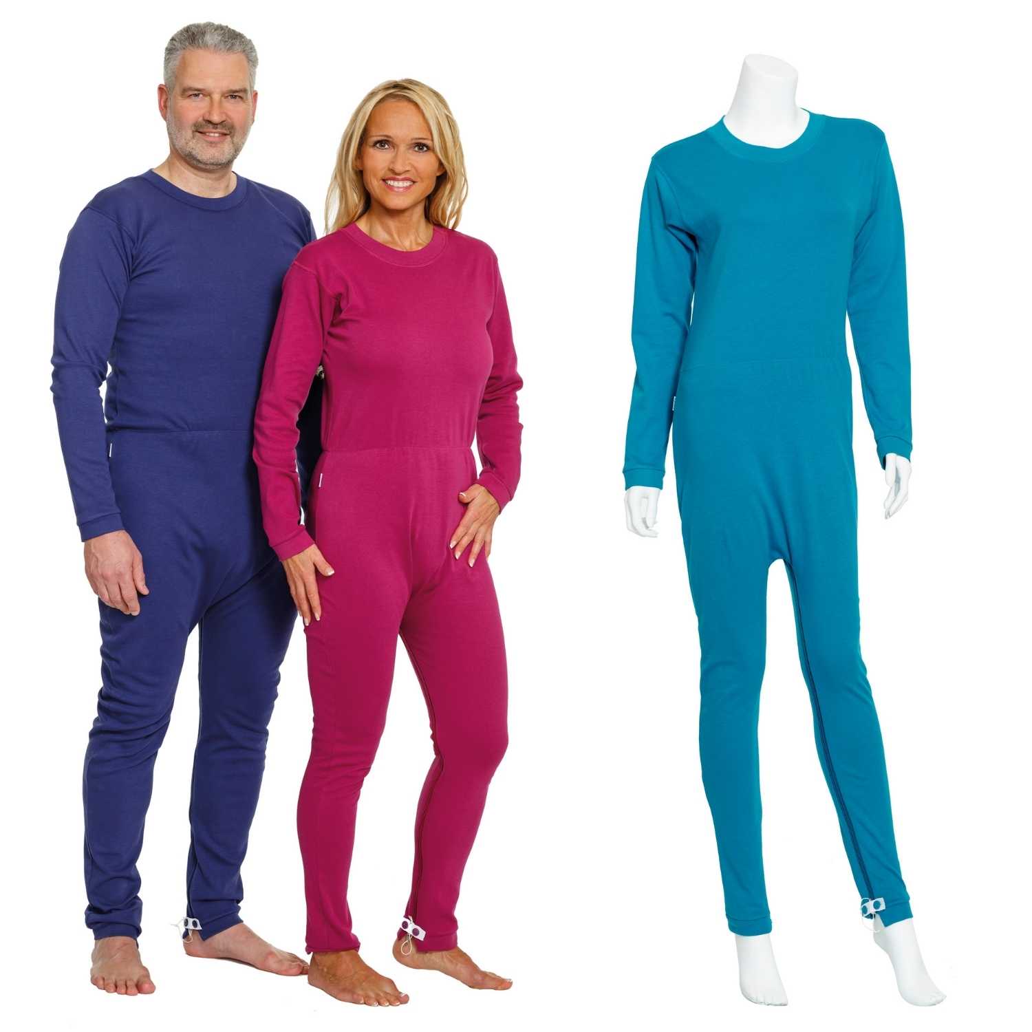 Suprima 4701, Pflegeoverall 100% BW, lang, Bein-RV, Rücken-RV, unisex - versch. Farben, Gr. S-XL